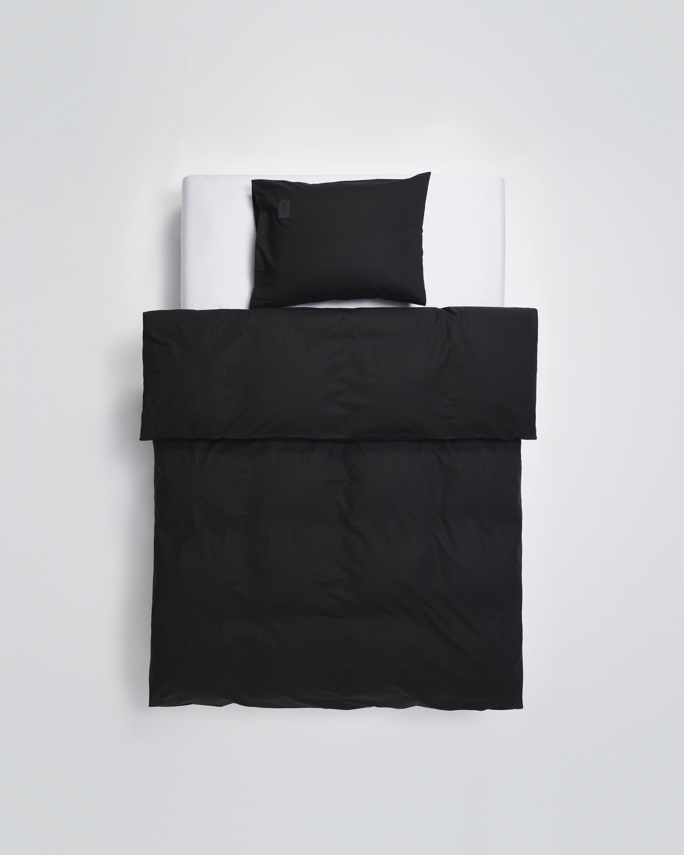 Pure pillow case | Black Poplin
